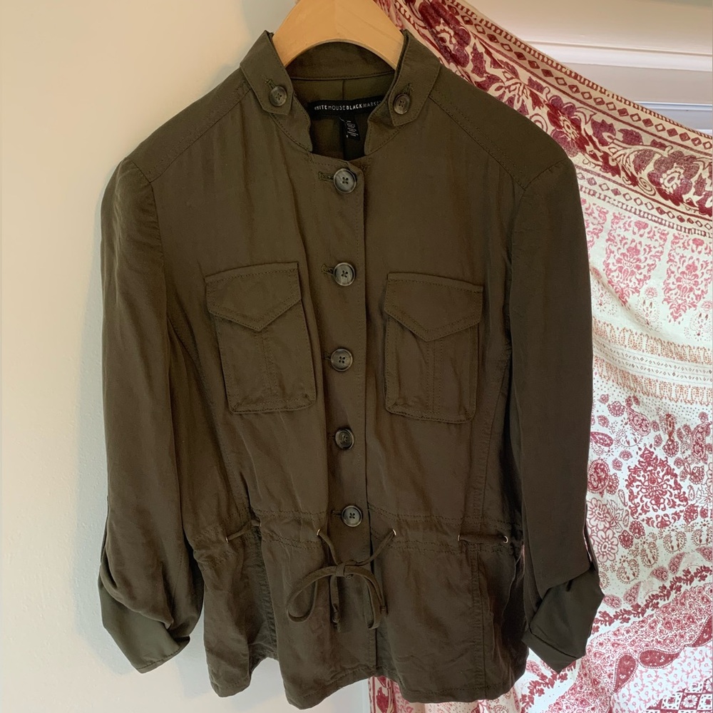 White House Black Market Utility Shirt